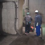 栃木県の壬生町の工場にて地中探査をしてきました。